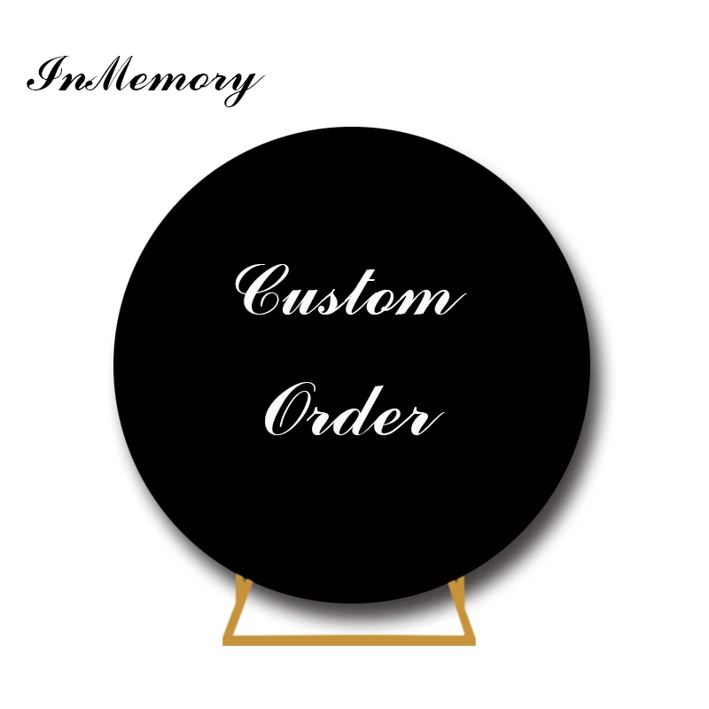 photo backdrop InMemory Personalized Photography Special Link For Round Circle Vinyl Or Elastic,photo backdrop