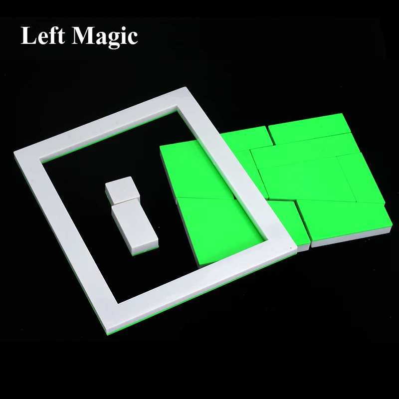 Miracle Block Area Never Change Magic Building Puzzle Props Magic Trick w/ 