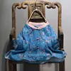 Women Loose Ramie Printed Shirts Tops Ladies Vintage Print Ramie Blouse Female Ramie Tops Shirt 2020 Summer 6