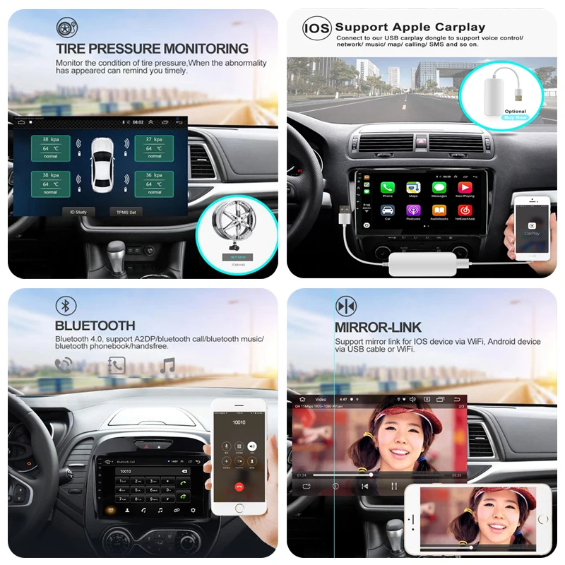 EKIY 10.1'' Android 9.0 Car Multimedia Radio For Nissan Murano 2015-2017 Car GPS Navigation Video Player System OBD Camera SWC