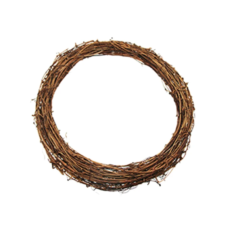 Promotion-1Pcs Ramadan Decoration 30Cm Easter Decoration Wedding Wreaths Decoration Garland Material Rattan Wreath Diy Wreath P