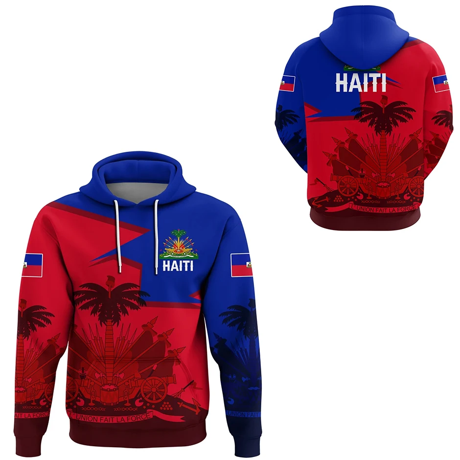 

Tessffel Country Emblem Flag Caribbean Sea Haiti Island Retro Pullover Men/Women Tracksuit Jacket 3Dprint Streetwear Hoodies A-3
