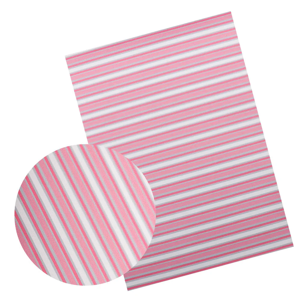 AHB печатные листы из искусственной кожи сладкий розовый напечатанный для лука Изготовление поделок своими руками аксессуары для шитья кожзам материал 22*30 см - Цвет: 13