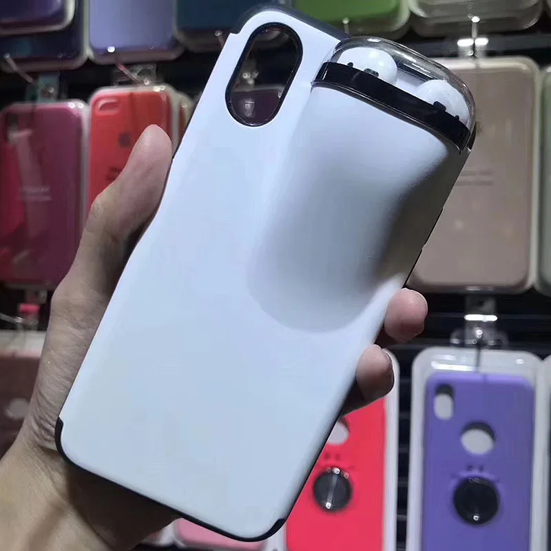 Для iphone 11 Pro Max чехол Xs Max Xr X 8 7 6 Plus чехол для AirPods Держатель Жесткий Чехол для AirPods чехол для iphone XS Max XR 7 8 - Цвет: White