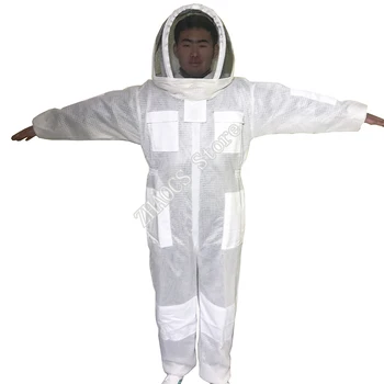 

1 set beekeeping suit bee keeper professional clothing mosquito suit bees breathable Anti beekeeping clothing