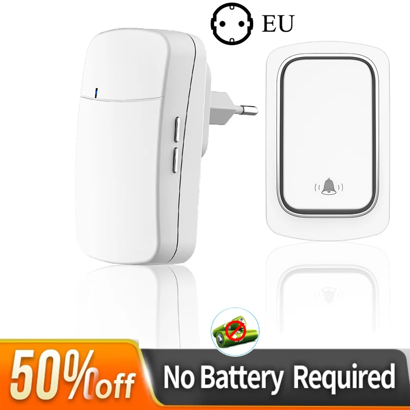 Smart Outdoor Wireless Doorbell Without Battery Waterproof