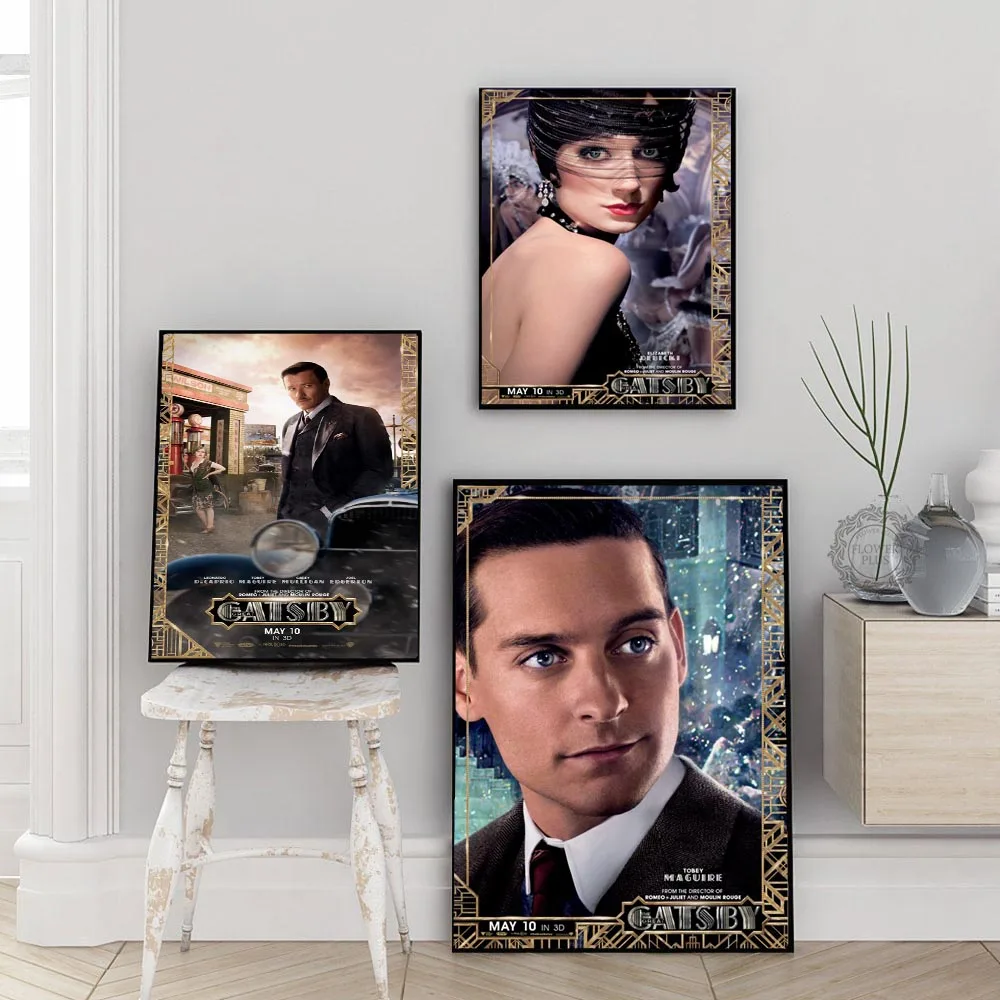 Leonardo DiCaprio the Great Gatsby Painting Canvas Wall Art Pictures Unframe Home Decor 1 Pieces HD Printed Poster (2)
