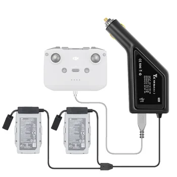 

3-in-1 Car Charger For DJI Mavic AIR 2 Two Batteries &amp Remote Control Charging Hub for DJI Mavic AIR 2 Drone Accessories