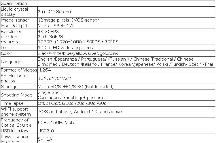 Спортивная Экшн-камера EMBEST 4K wifi с пультом дистанционного управления Ultra HD Водонепроницаемая подводная 30 м видеокамера 16MP 170 градусов широкоугольный