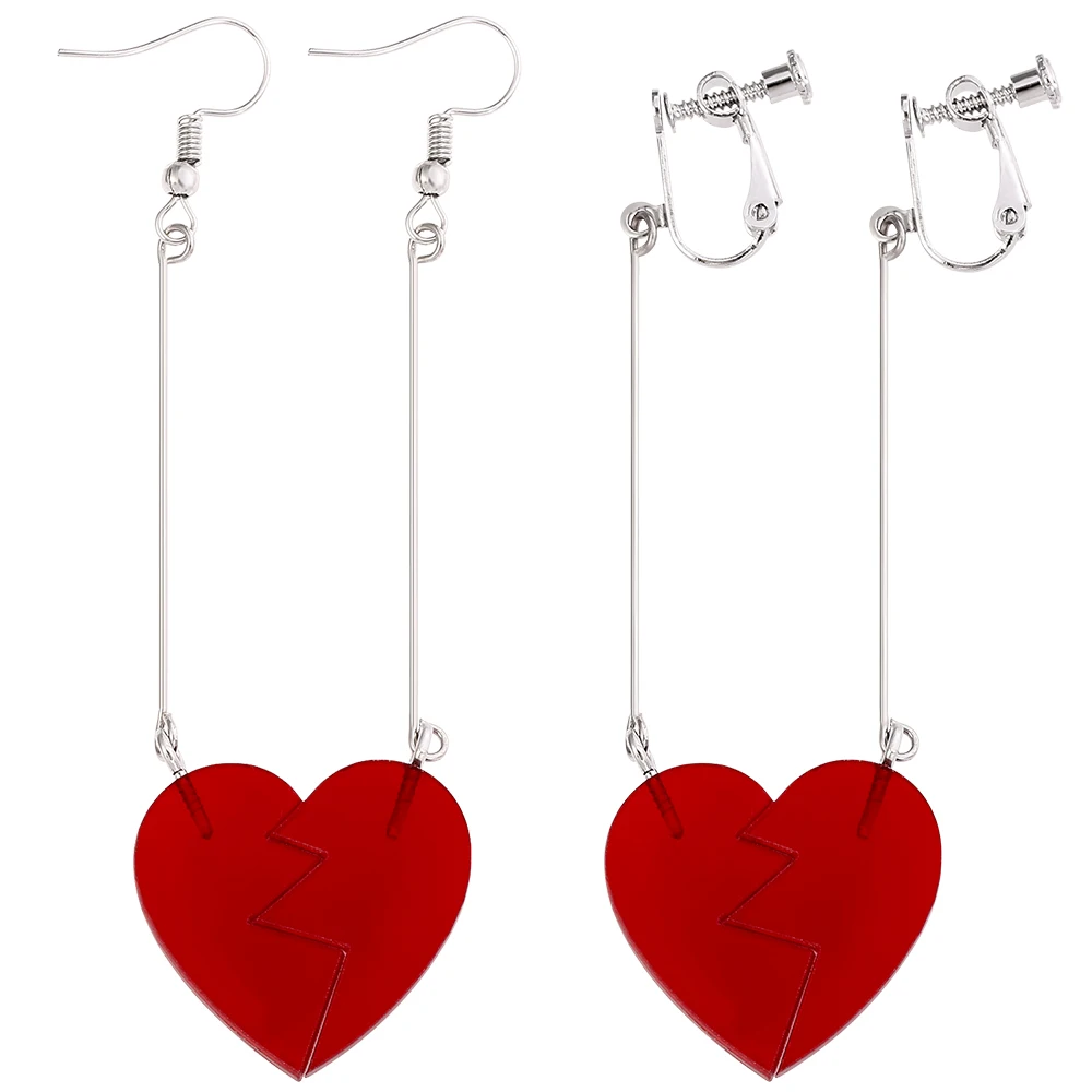 Earrings Jewelry Pierre Bizarre Jojos Adventure Anime Polnareff Heart Kakyoin Women Noriaki