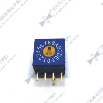 

0-F rotary coding switch 16-bit PCB 1248C positive code 4:1 vertical