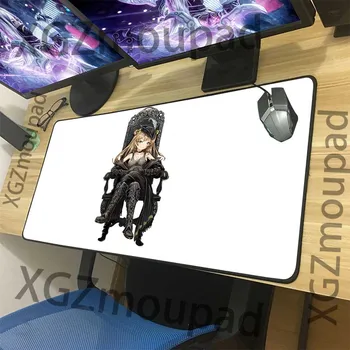 

XGZ Anime Naughty Loli Custom Large Gaming Mouse Pad Black Lock Edge Girls Frontline Computer Keyboard Table Mat Rubber Non-slip