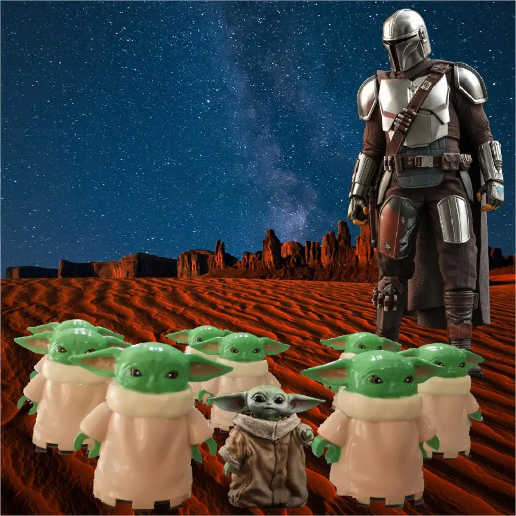 Детские военные игрушки Mandalorian Yoda строительные блоки для детей развивающие