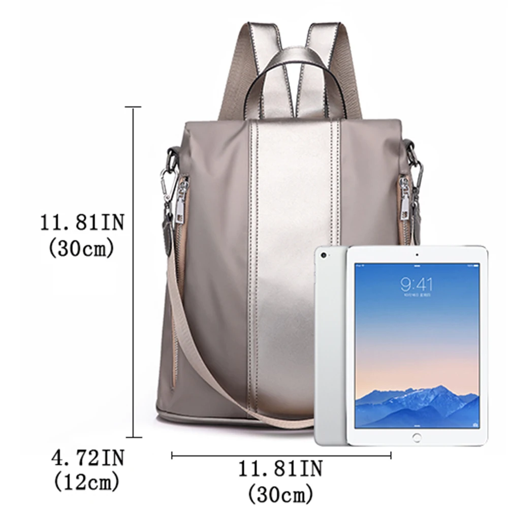 Mochilas женский рюкзак Женский кошелек водонепроницаемый нейлоновый