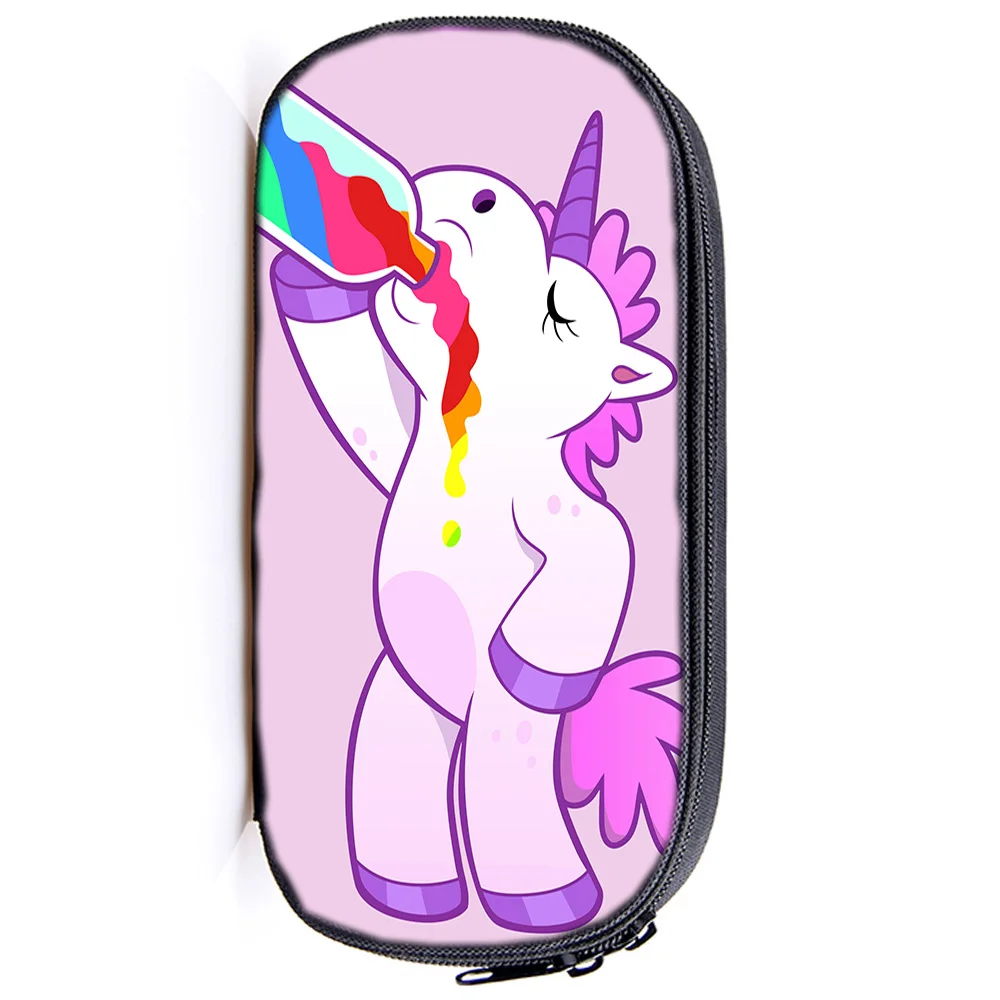 Милый Единорог канцелярский мешок дети мальчики девочки дети PencilBag Мода Высокое качество Дети пенальбэг подарки сюрпризы - Цвет: 14