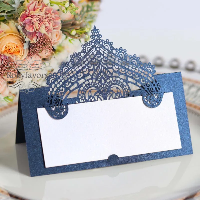 lace crown paper palce card (10)