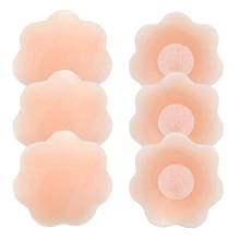 Sexy Women Ultra-thin Adhesive Nipple Covers Petals Breast and Sticker Emptied Chest Pasties Girl Intimate Accessories