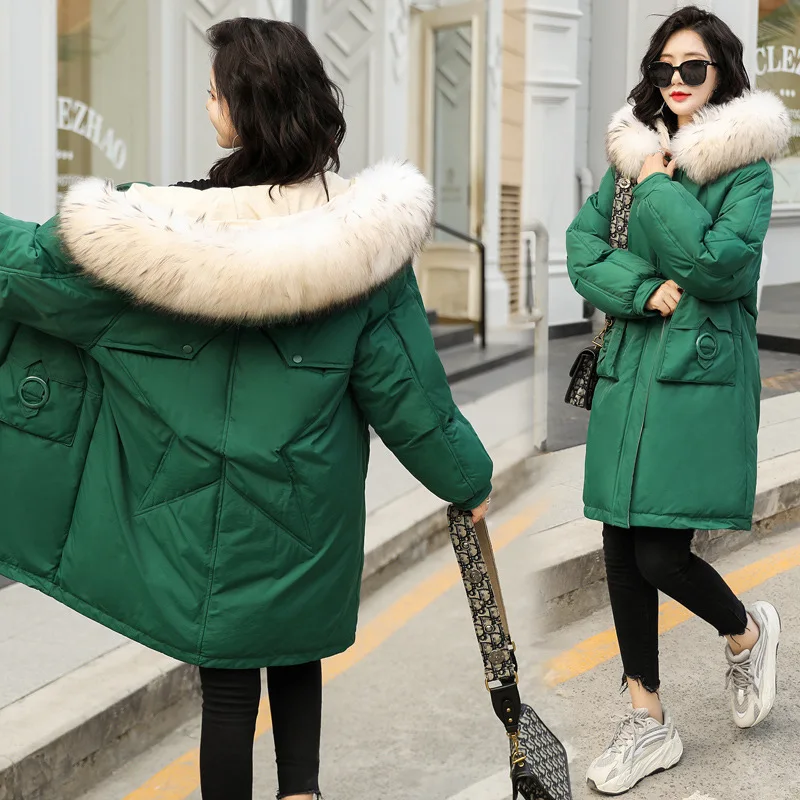 

Solid Color Korean-style Trend of Fashion Show Thin Long Solid Color Cotton-padded Clothes/Cotton Coat 2019 Winter Versatile Cas