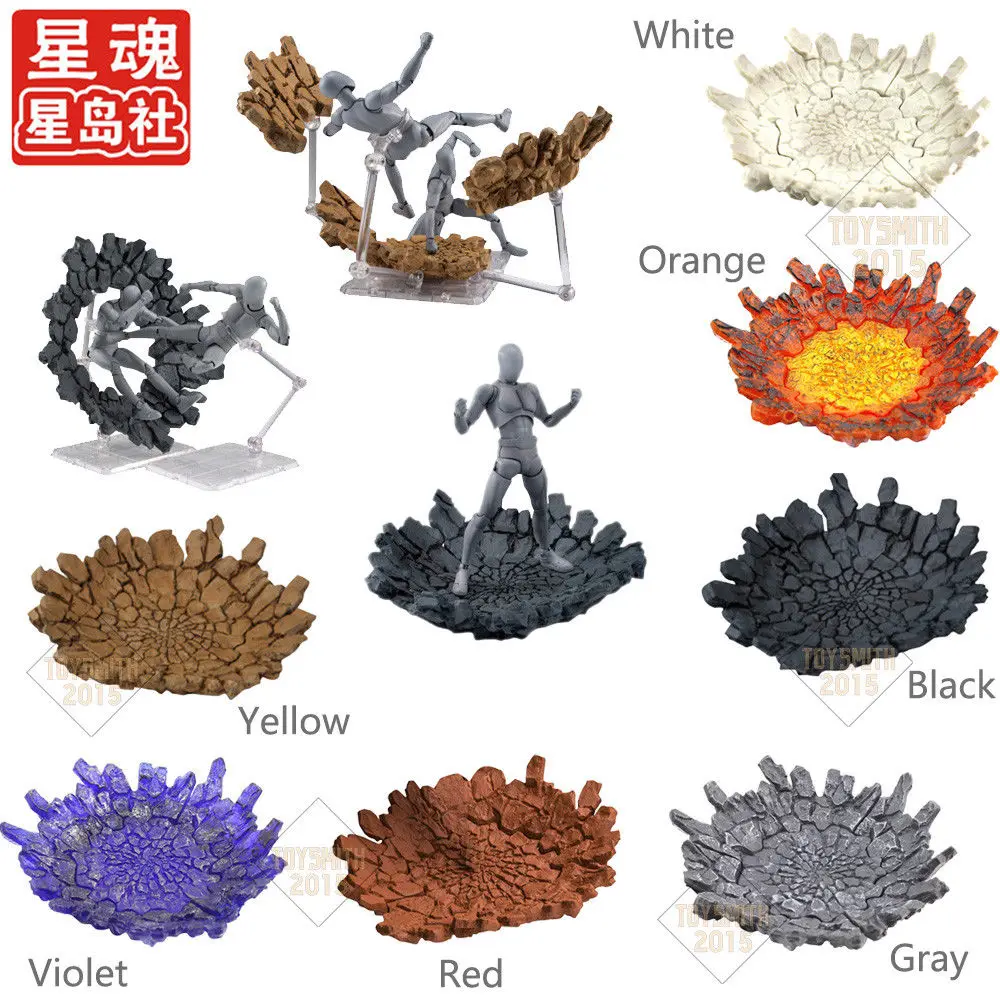 

Flame Impact Effect Model Kamen Rider Figma SHF Action Figure Fires Scenes Toys Special Effect Action Toys Model Accessories