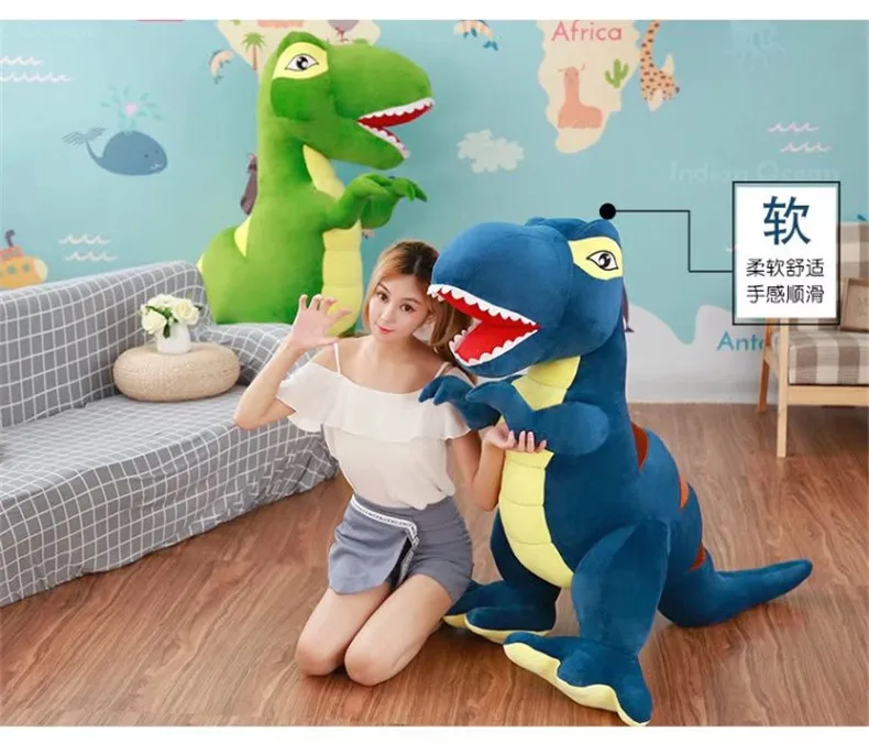 T-Rex Stuffed Toy Dinosaur Doll Pillow Doll Cute Pajama Pillow Birthday Gift