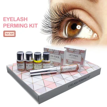 

Set Makeup Eyelash Perming Kit Professional Mini Tools Beginner Glue Cilia Extension Easy Use Salon Safe Lash Lifting Home