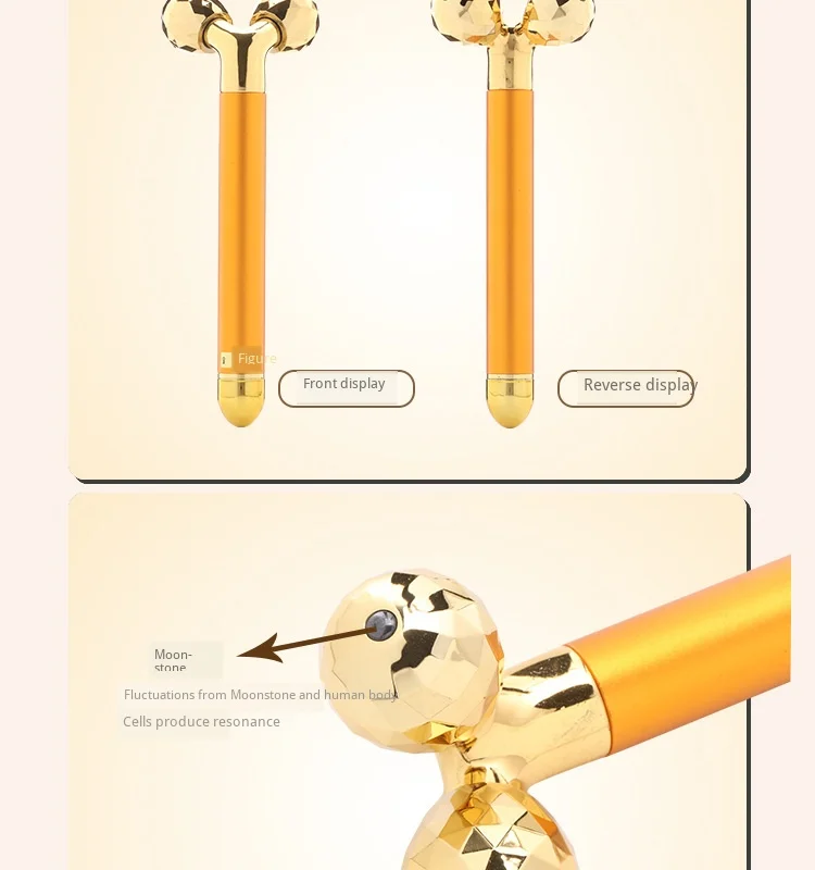 Al Electric Gold Stick 3D Wheel V Facial Part Massage Instrument Beauty Instrument Set Lifting And Firming Thin Face Useful Prod
