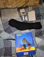 Calcetines calefactables eléctricos para hombre y mujer, calcetín de algodón con calefacción térmica y temperatura ajustable, para pies fríos, para invierno