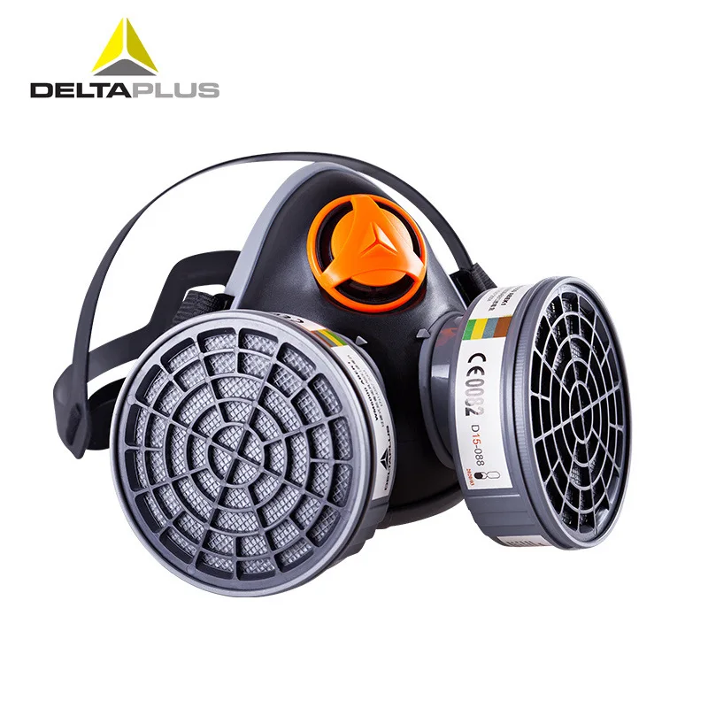 

Deltaplus Gas Mask Anti-Paint Spraying Decoration Formaldehyde Chemical Pesticide Organic Inorganic Sulfur Dioxide Carbonic Acid
