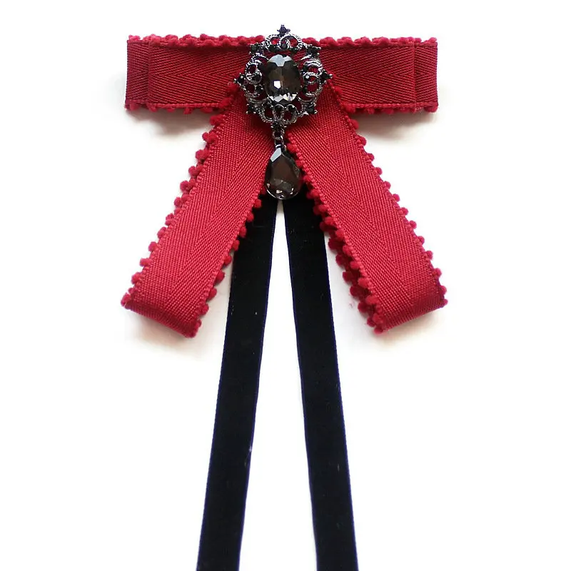 Rhinstone Bow Tie Элегантный мужской женский галстук винтажный Свадебный деловой, банкетный вечерние рубашки галстук-платок сплав лента с кристаллами стразами галстук-бабочка - Цвет: Rhinstone Bow Tie