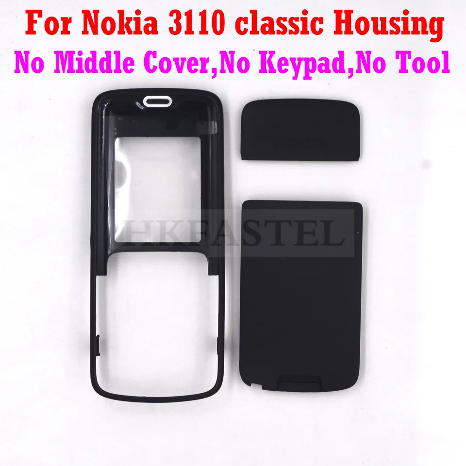 Hkfatel новый корпус для Nokia 3110c 3110 классический 3109c 3109 мобильный телефон чехол без