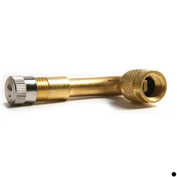 

59 copper Tyre Valve 1pc Stem Cap Adapter Replacement 90 Degree Vehicle