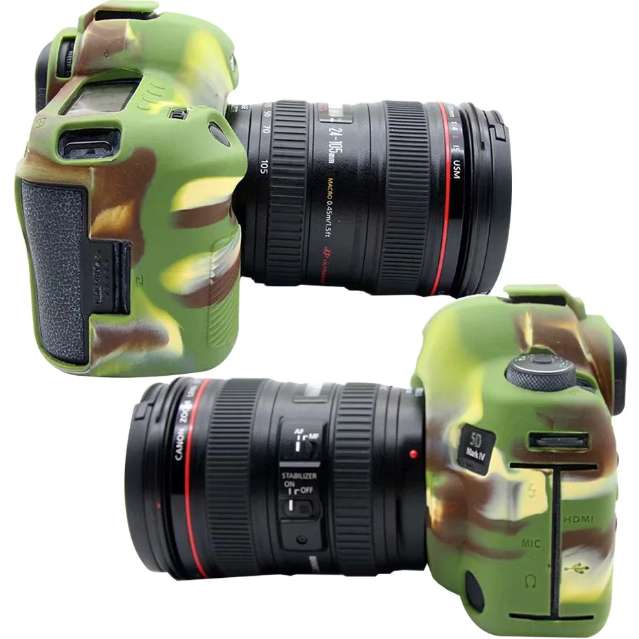 TENENELE мягкие силиконовые чехлы для Canon EOS 5D4 сумки для камеры красный резиновый чехол для Canon 5D Mark IV защитные аксессуары для камеры