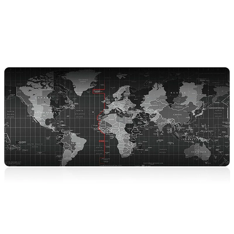 Новый модный коврик для мыши с картой старого мира ноутбука компьютерный игровые