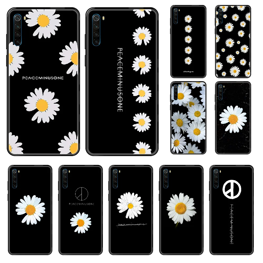

G Gragon Peaceminusone Phone case For Xiaomi Redmi Note S2 4 5 6 7 8 A S X Plus Pro black trend waterproof tpu cell cover