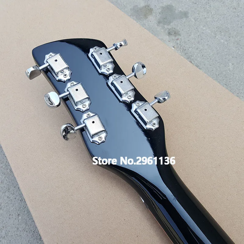 Tanie Wysokiej jakości gitara elektryczna, Ricken 325 gitara elektryczna, Backer 34 cali, można dostosować, darmowa wysyłka