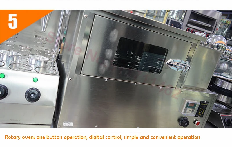 Commercial 4 Molds Pizza Cone Machine pizza cone maker machine Automatic Pizza Cone Forming Making Machine images - 6