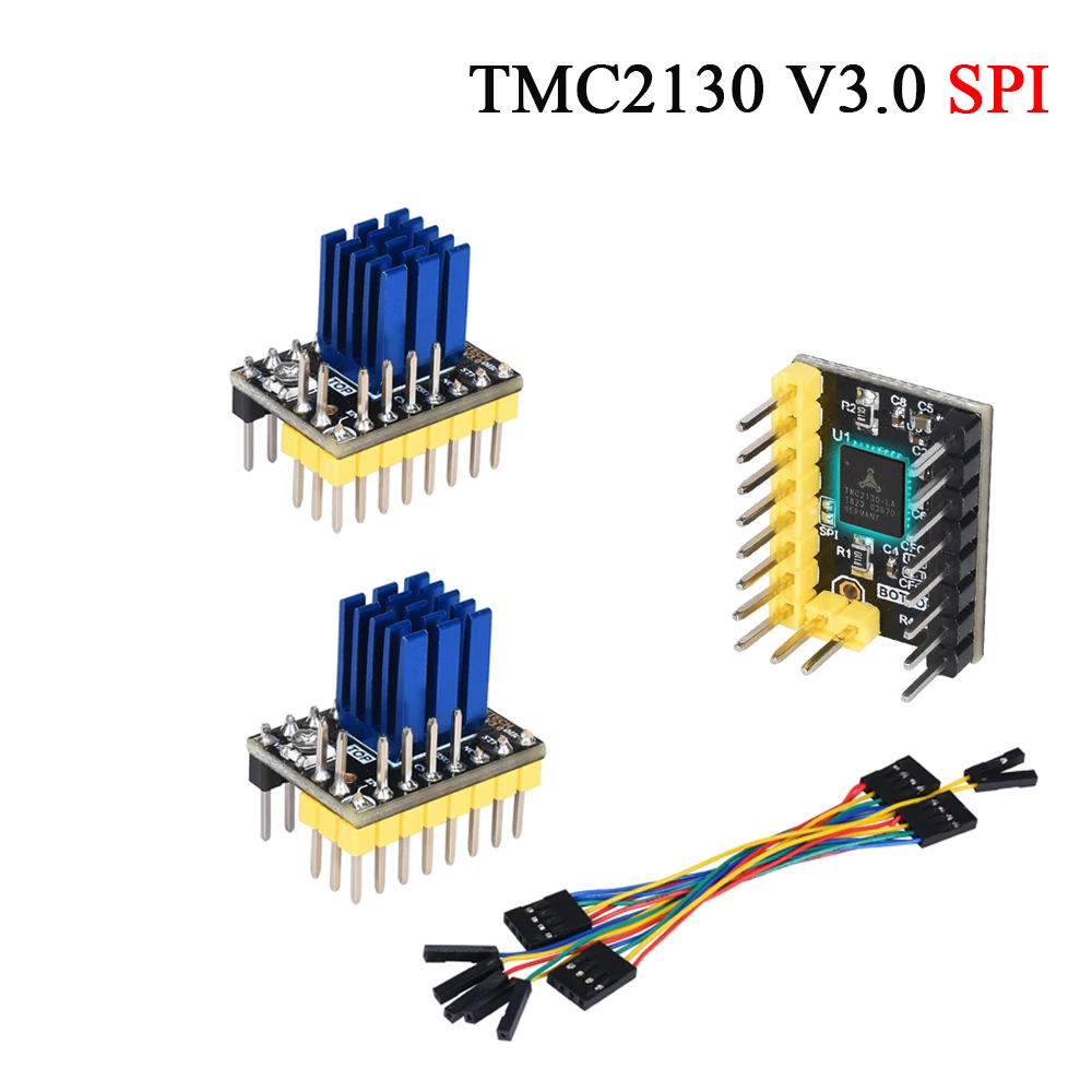 Шаговый двигатель BIGTREETECH TMC2130 V3.0 Драйвер шагового двигателя SPI бесшумный StepStick VS