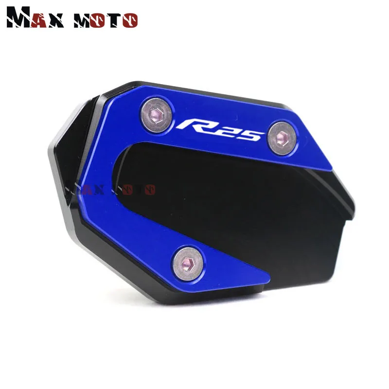 Для YAMAHA YZF-R3 YZF-R25 MT-03 MT-25 YZF MT R3 R25- подставка для ног сбоку расширение площадку Поддержка пластина увеличить подставка - Цвет: YZFR25 Blue