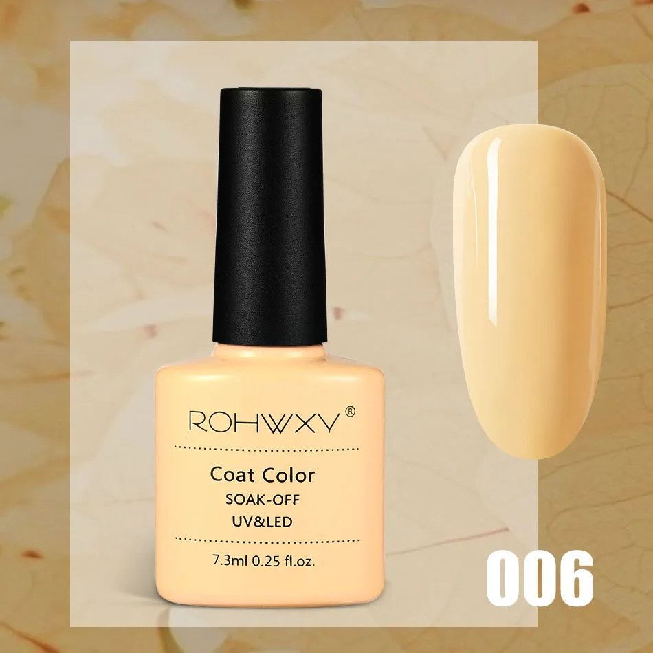 ROHWXY Гель-лак для ногтей, УФ светодиодный лак, все для маникюра, Гель-лак, Полупостоянный Гибридный гвоздь, живопись, впитывается для самостоятельного дизайна ногтей - Цвет: 6