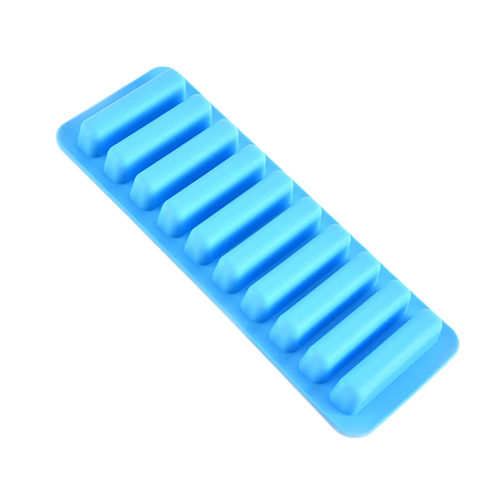 

1PC Kitchen Ice Cream Mold Rectangular Block Ice Cube Tray Silicone Cookie Fondant Jelly Chocolate Cake Mould For Home Party