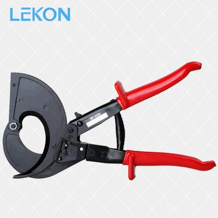 

Lekon Card Ratchet Wheel-Cable Cutter WX-520 Cable Cutter Cable Bolt Cutters