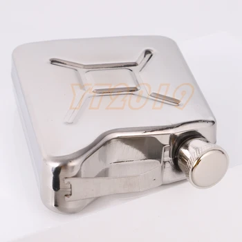 

10pcs Stainless Steel Jerry Can Hip Flask or Oil flask with free funnel, Customized logo