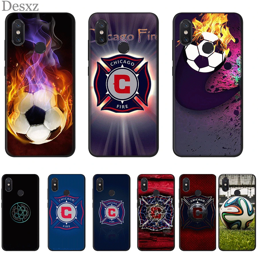 Чехол для телефона Xiaomi Mi 6 8 SE Lite 9 Pro F1 Prime A1 A2 A3 5X 6X 9T CC9E CC9 Mix 2S MAX 3 Cover Fire football обои |