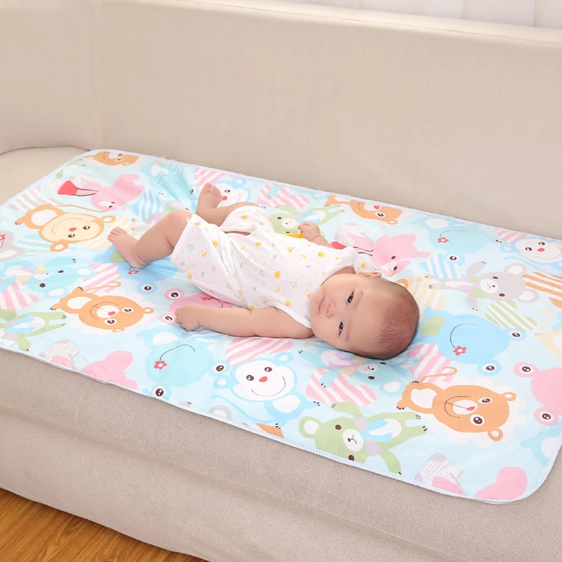 Reusable Baby Changing Mats Cover  Baby Diaper Mattress Diaper for Newborn Cotten Waterproof Changing Pats Flool Play Mat