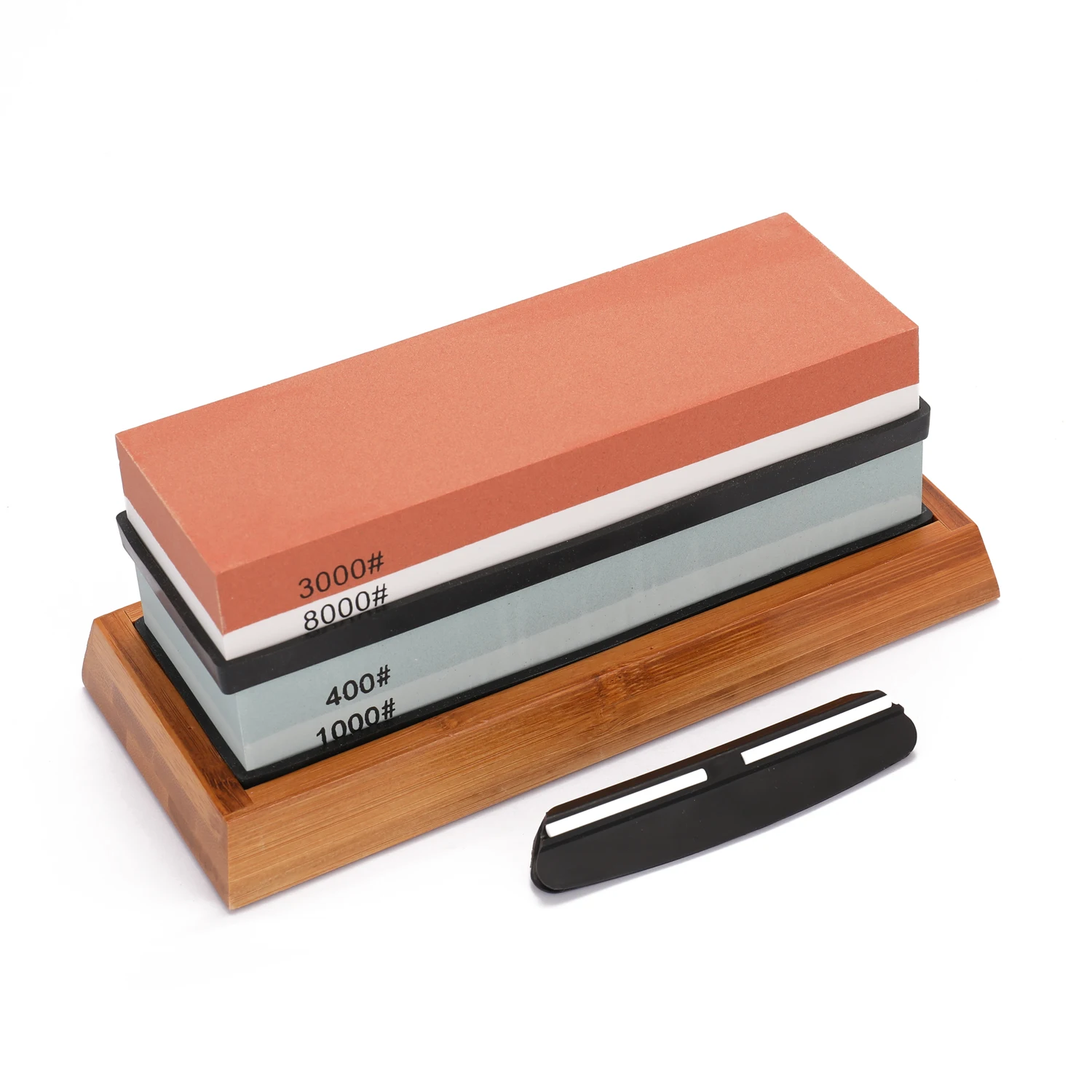 knife sharpener Premium Whetstone Cut Sharpening grindstone Set Ideal Sharpener for All Blades Non Slip Base Cutter Sharpener