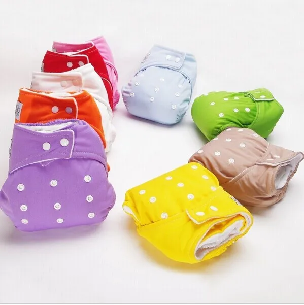 Регулируемые Многоразовые подгузники для маленьких мальчиков и девочек, мягкие чехлы, моющиеся подгузники для младенцев