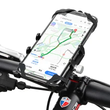 GUB Bicycle Phone Holder For Bicycle Handlebar Aluminum Alloy Iphone Bracket Motor Scooter Bike Phone Stand Bike Accessories