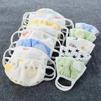 

1Pcs Children Mouth Mask Cartoon Panda Thicken Smog Mask Warm Dust Mask Fits 5-10 Years Old Kids