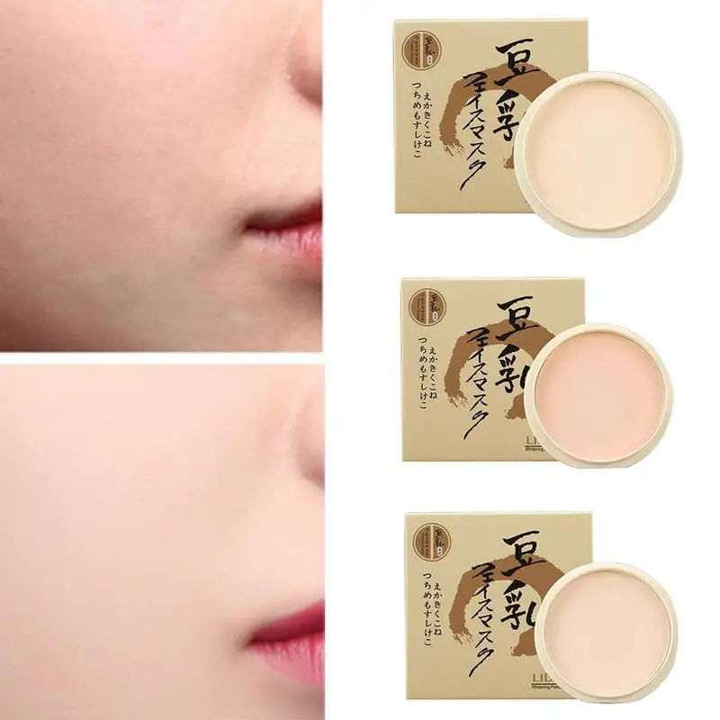 

10g Firming Transparent Pressed Powder Long Lasting Oil Control Face Foundation Waterproof Whitening Skin Care Finish Concealer