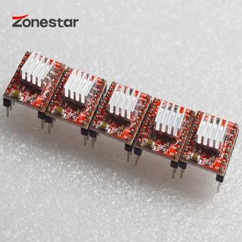 

5pcs/lot ZONESTAR A4988 Stepper Motor Driver Module With Heat Sink 3D Printer Parts Stepper Driver